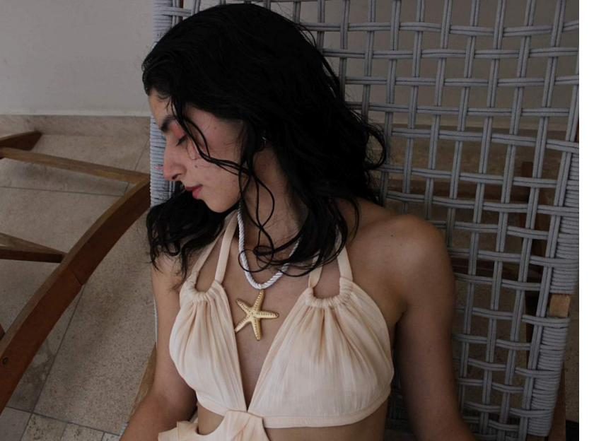 Vestido Vainilla, detalle del top